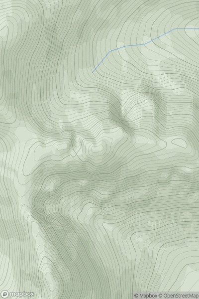 Thumbnail image for Sgurr nan Each [Minginish and the Cuillin Hills] showing contour plot for surrounding peak